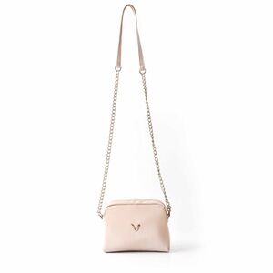 Pink Rose Blush Crossbody Bag with Chain Strap